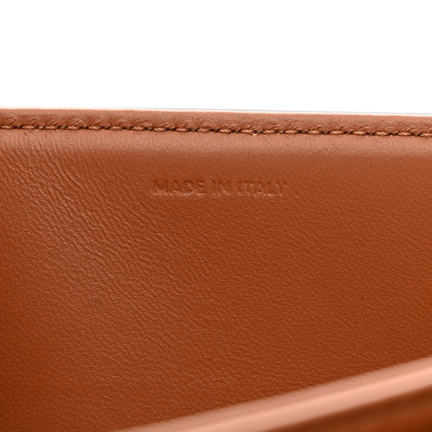 Celine Natural Calfskin Medium Triomphe Tan 7 of 11