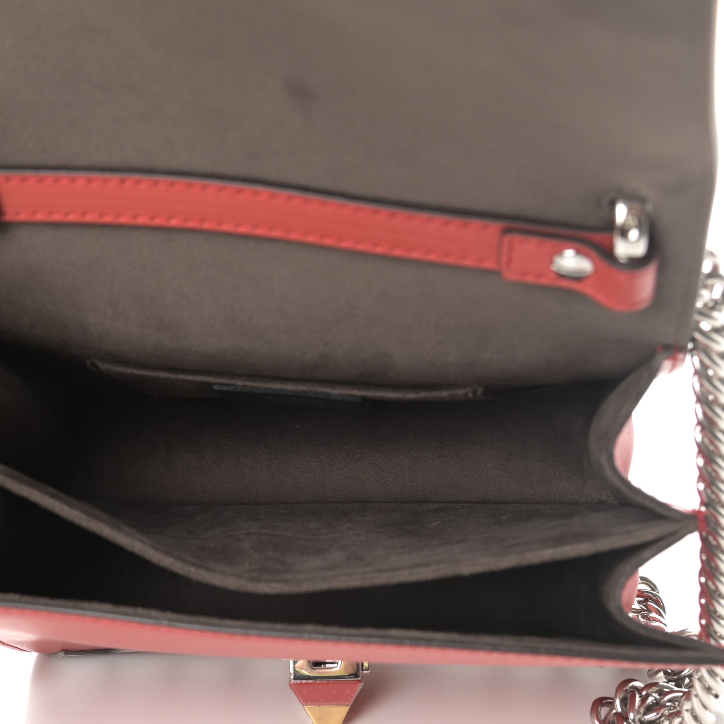 Vitello Liberty Lucido Catalan Mirror Hypnoteyes Studded Small Kan I Shoulder Bag Bloody Mary Carbone Multicolor