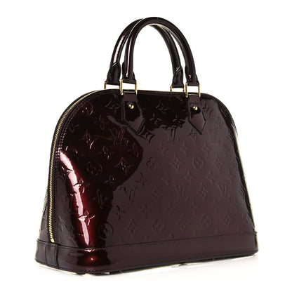 Louis Vuitton Vernis Alma PM Amarante 3 of 11