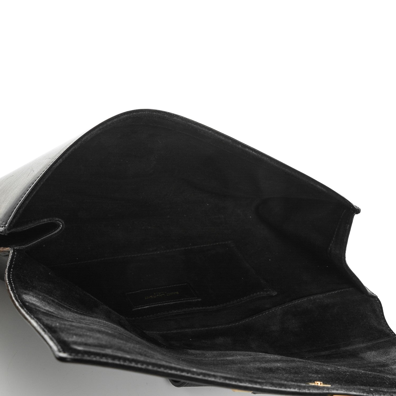 Saint Laurent Calfskin Classic Y Ligne Clutch Black 6 of 8