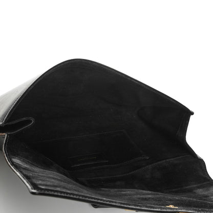 Saint Laurent Calfskin Classic Y Ligne Clutch Black 6 of 8