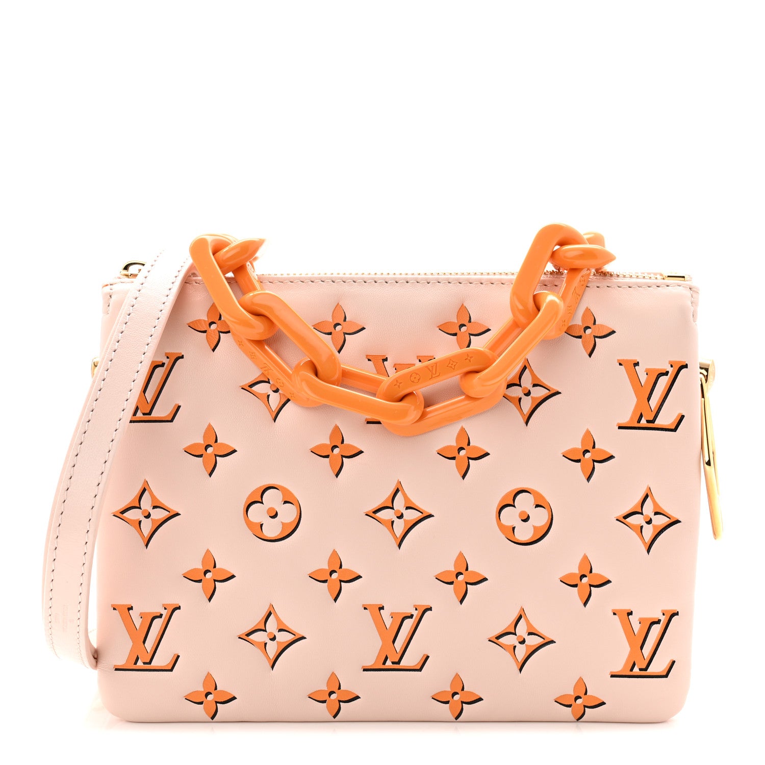 Louis Vuitton LV x SY Lambskin Monogram Coussin BB Pearl 1 of 9