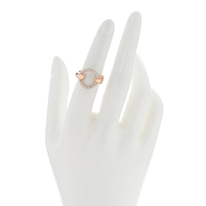 Hermes 18K Rose Gold Diamond Filet d'Or Ring 51 5.75 2 of 4