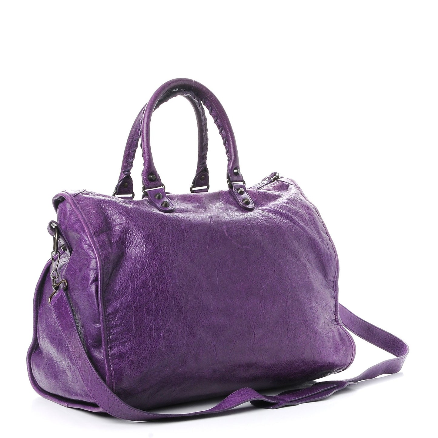 Agneau Classic Hardware Kraft Dark Violet