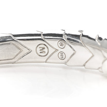 John Hardy Sterling Silver Sapphire Spinel Naga Dragon Cuff Bracelet 4 of 4