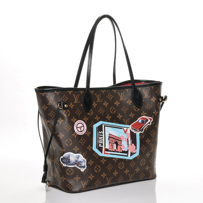 Louis Vuitton Monogram World Tour Neverfull MM 3 of 7