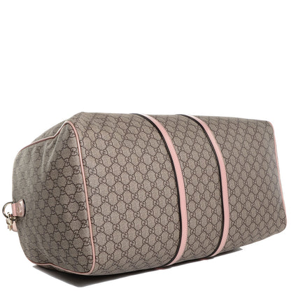 Gucci Monogram Mermaid Joy Large Carry On Duffle Bag Pink 4 of 7