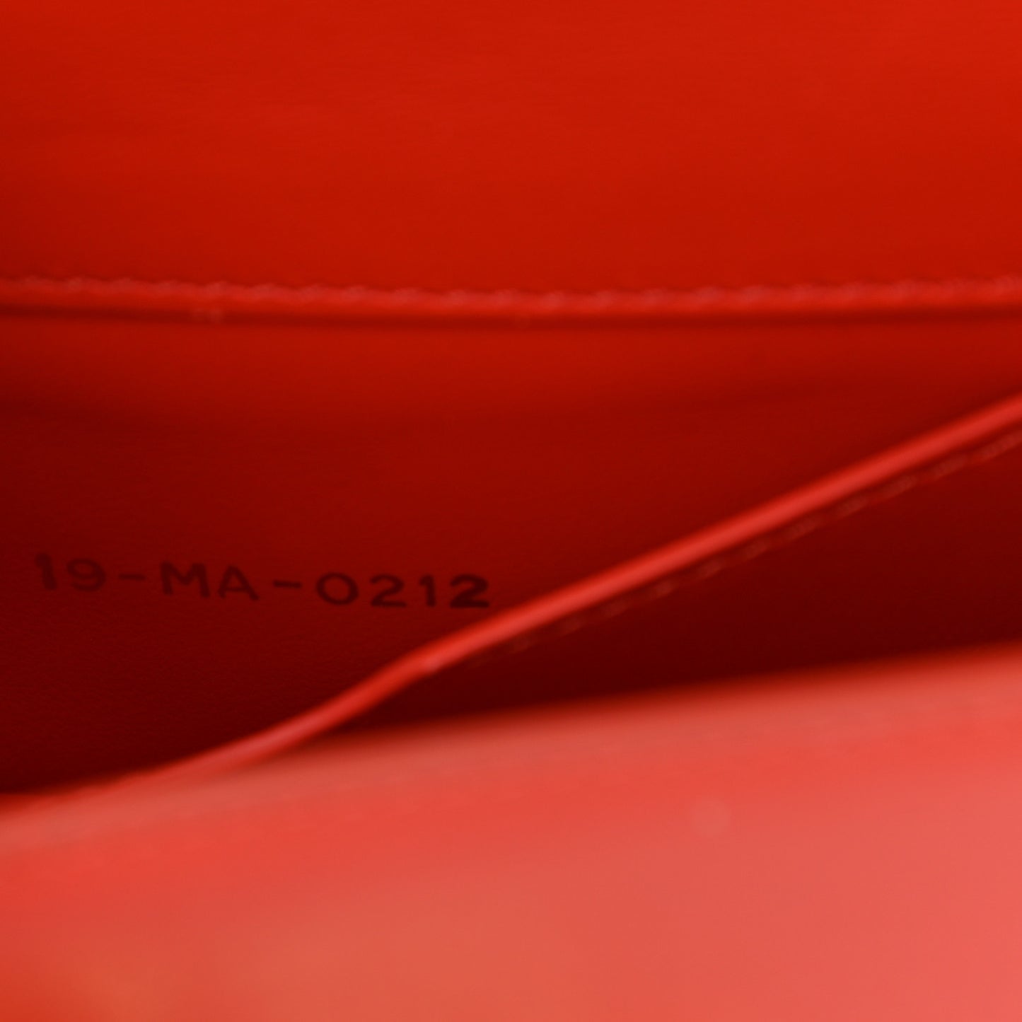 Smooth Calfskin Micro 30 Montaigne Flap Bag Orange