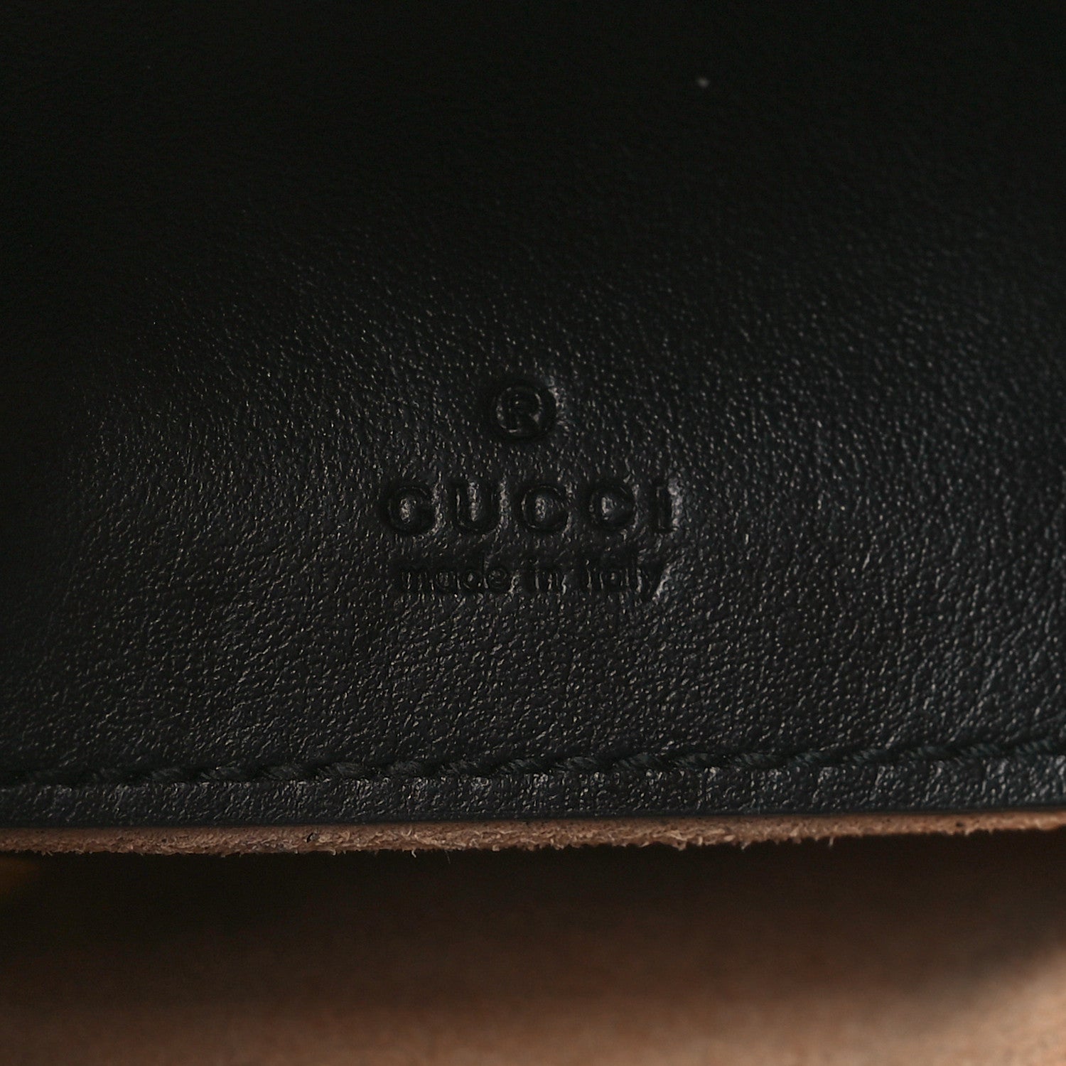 Gucci Calfskin Matelasse Mini GG Marmont 2.0 Bucket Bag Black 6 of 11