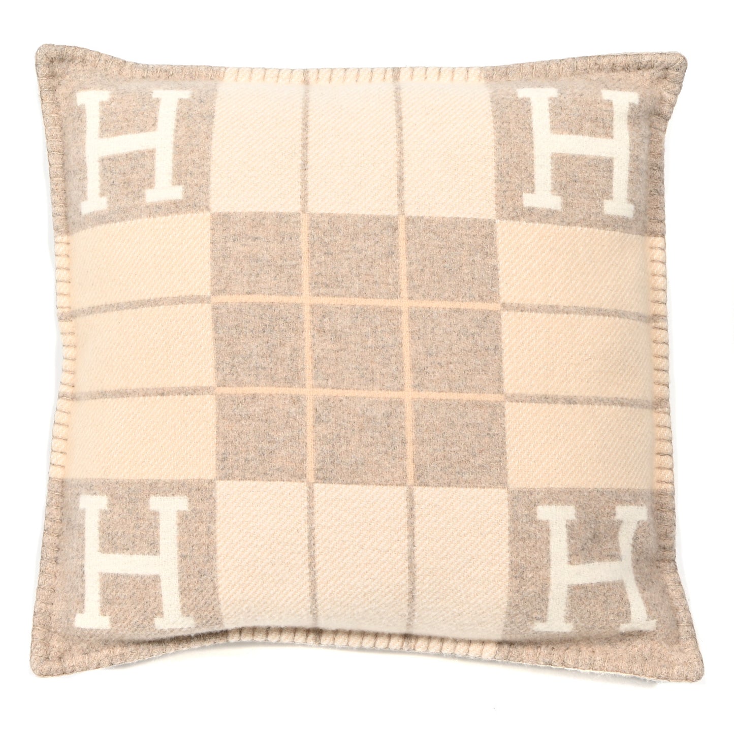 Wool Cashmere Avalon III Pillow PM Coco Camomille