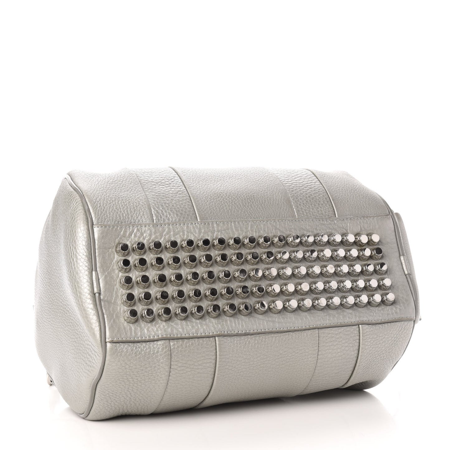 Pebbled Lambskin Rocco Silver Rhodium Hardware