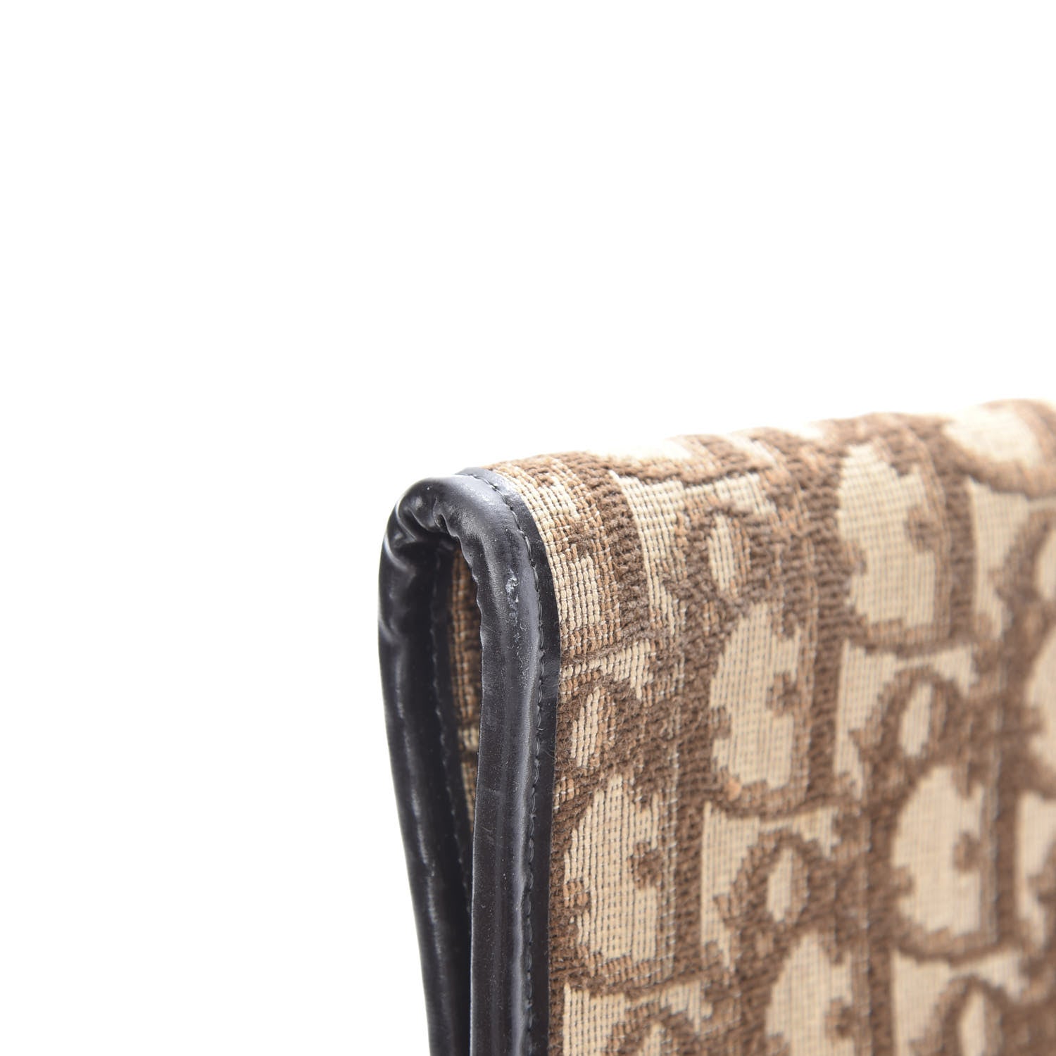 Christian Dior Monogram Fold Over Clutch Brown 10 of 11