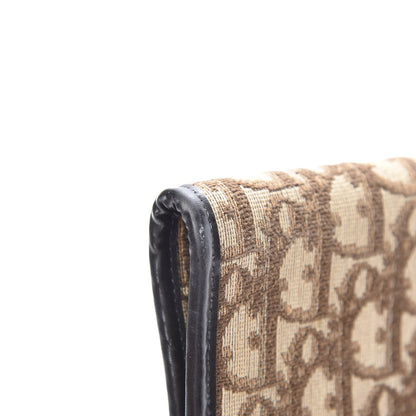 Christian Dior Monogram Fold Over Clutch Brown 10 of 11