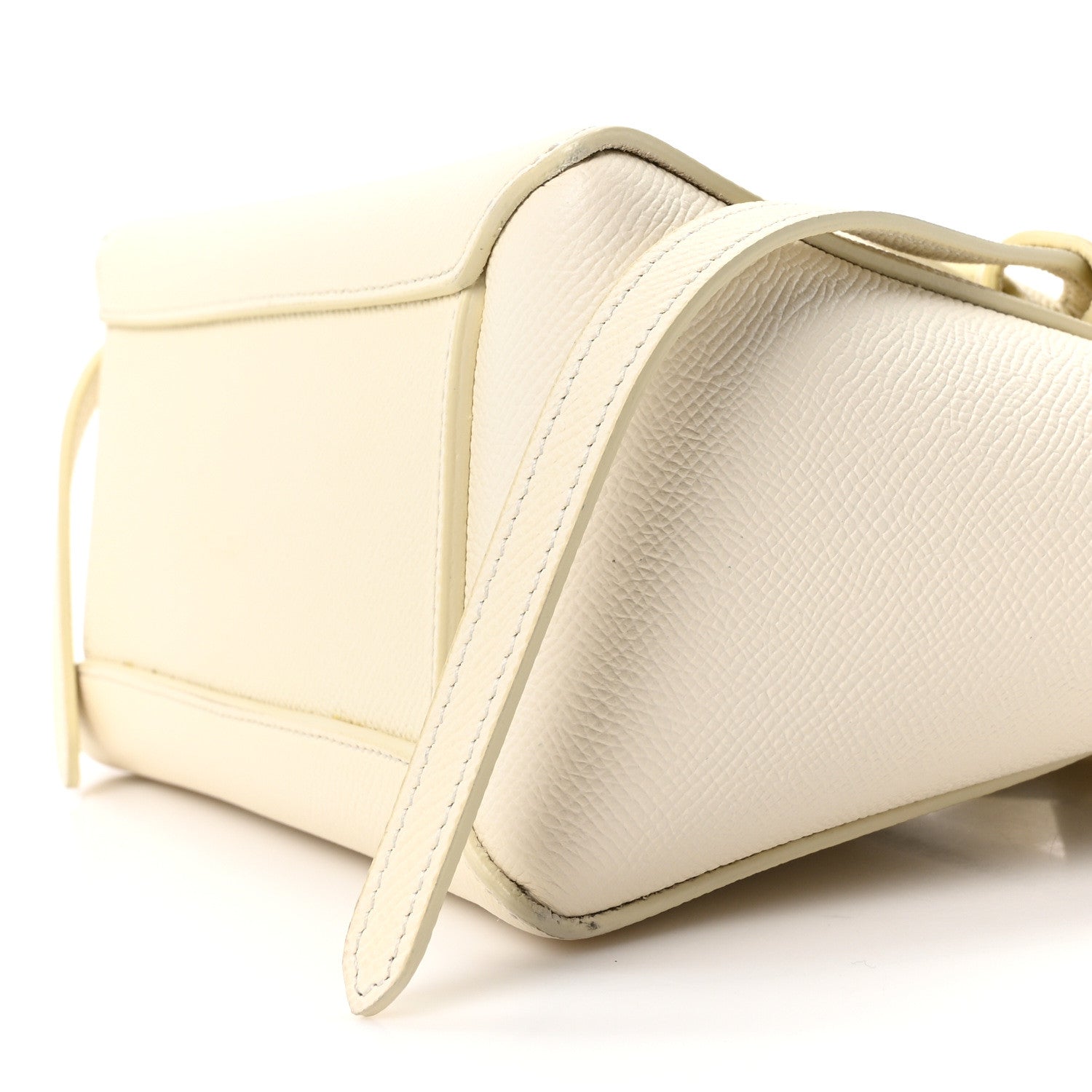 Celine Grained Calfskin Nano Belt Bag Chalk 18 of 19