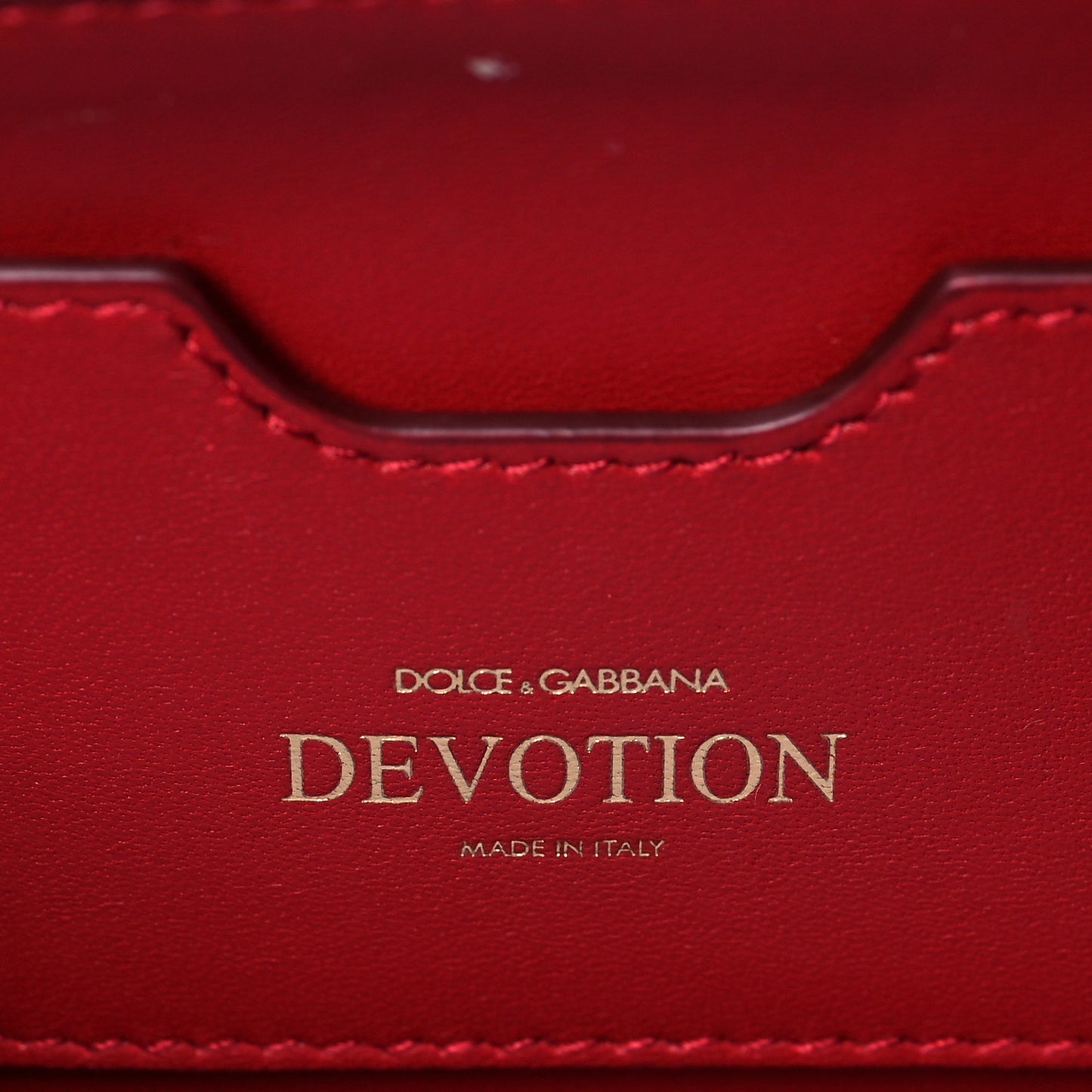 Nappa Quilted Large Devotion Bag Red