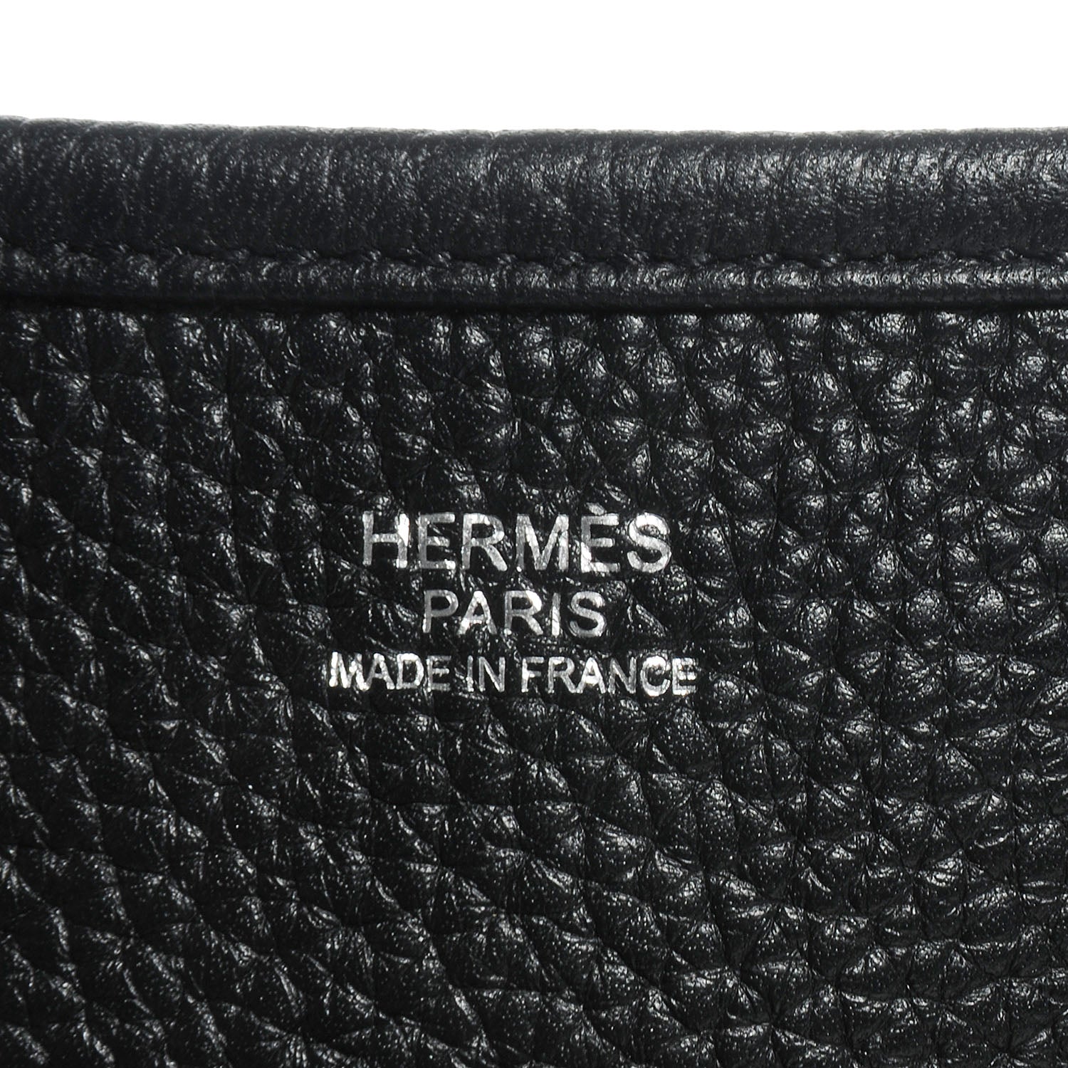 Hermes Taurillon Clemence Evelyne III GM Black 10 of 15