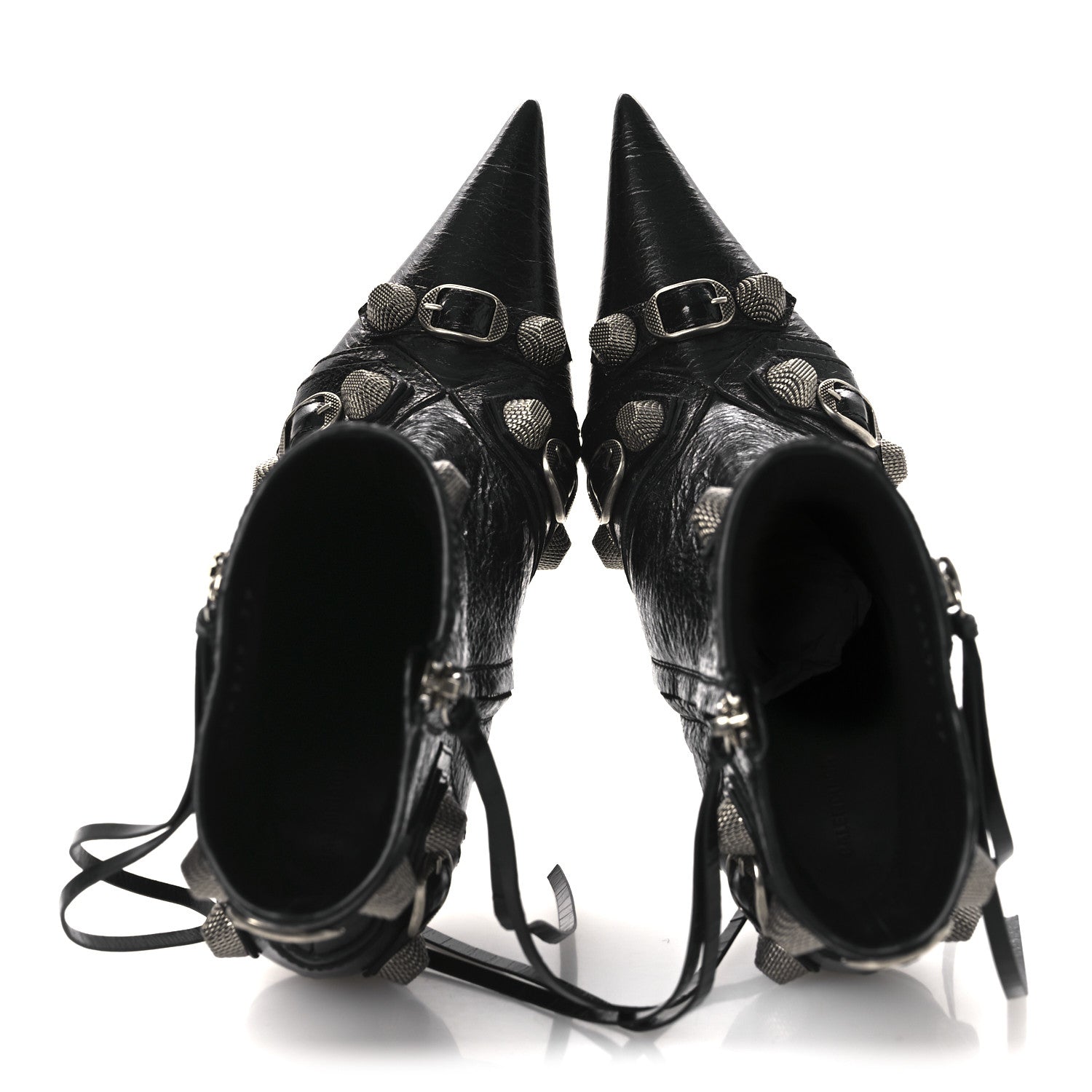 Balenciaga Agneau Arena Cagole 90mm Ankle Boots 39 Black 2 of 11
