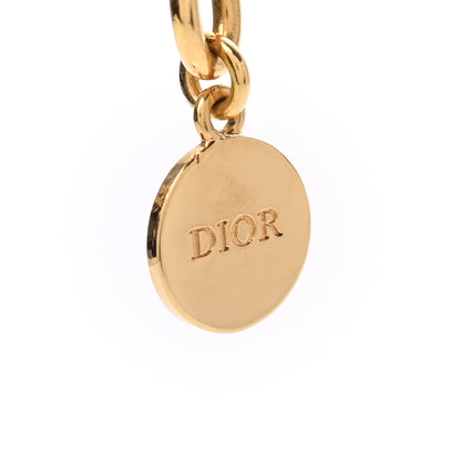 Christian Dior Metal Danseuse Etoile Chain Choker Necklace Gold 4 of 5