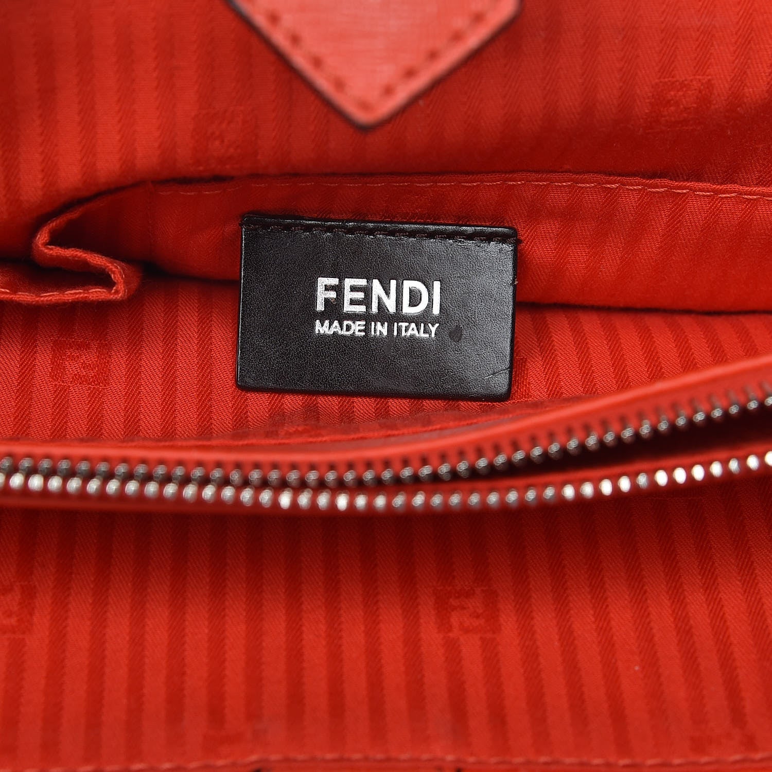 Fendi Vitello Elite Regular 2Jours Tote Papavero 6 of 15