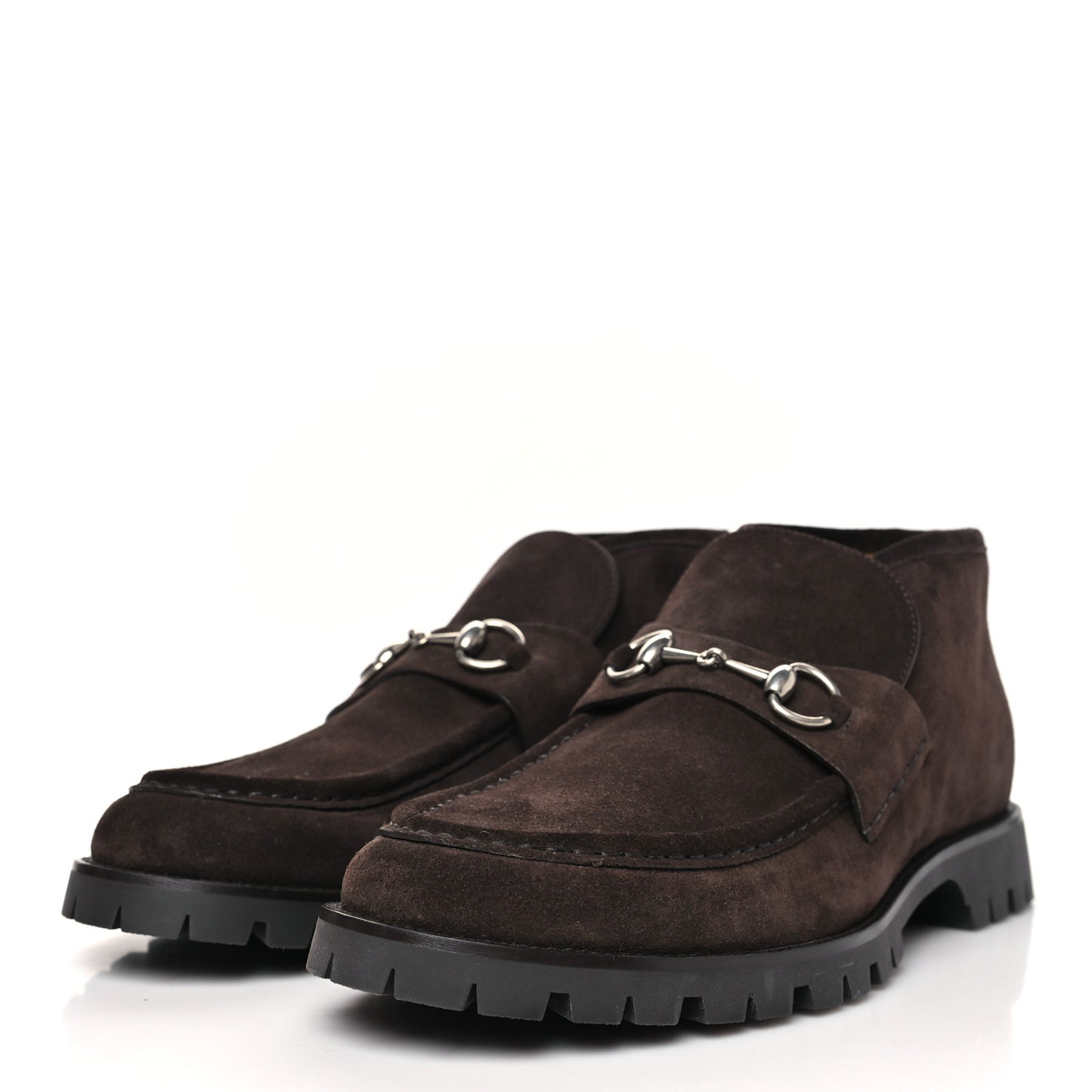 Suede Mens Horsebit Ankle Boots 12 Night Cocoa