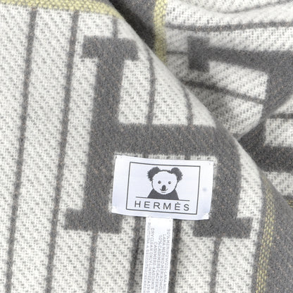 Hermes Wool Cashmere Avalon Passe-Passe Blanket Naturel 3 of 3