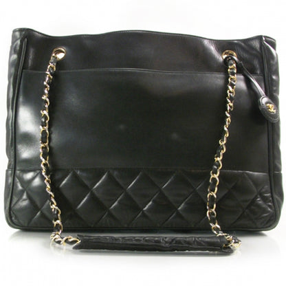 Chanel Lambskin Shopping Tote Green 1 of 12