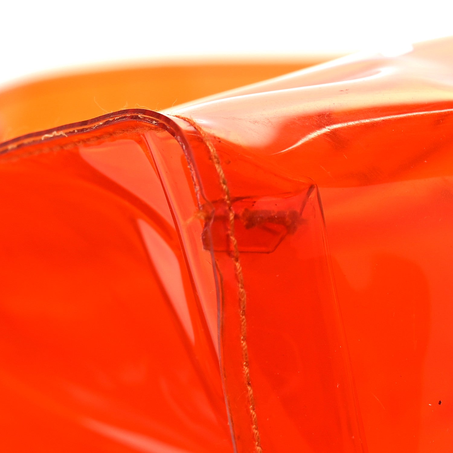 Hermes Vinyl Souvenir De L'Exposition Kelly Orange 9 of 11