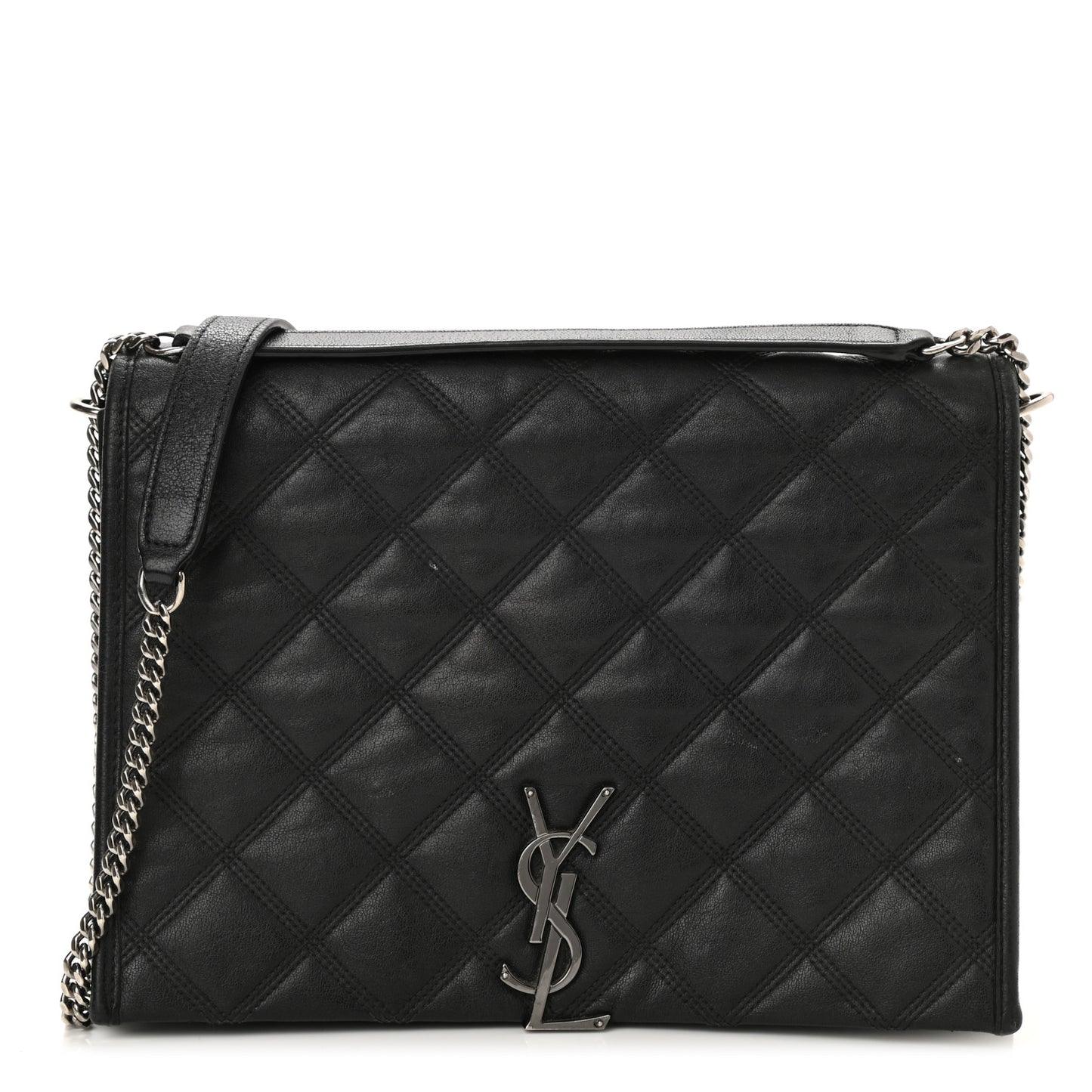 Lambskin Quilted Small Becky Chain Bag Black