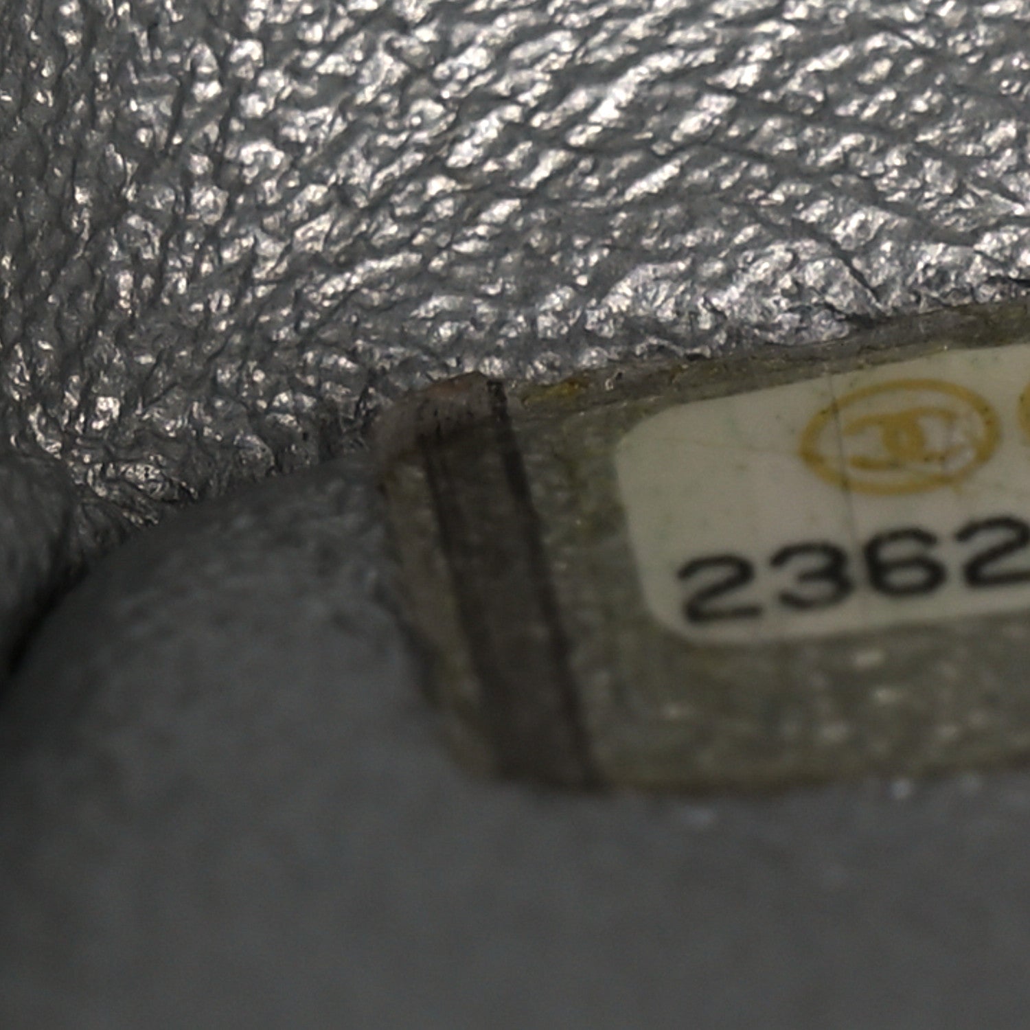 Chanel Metallic Caviar Quilted Medium Double Flap Silver 7 of 15