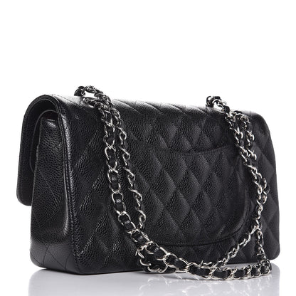 Chanel Caviar Quilted Medium Double Flap Black 4 of 9