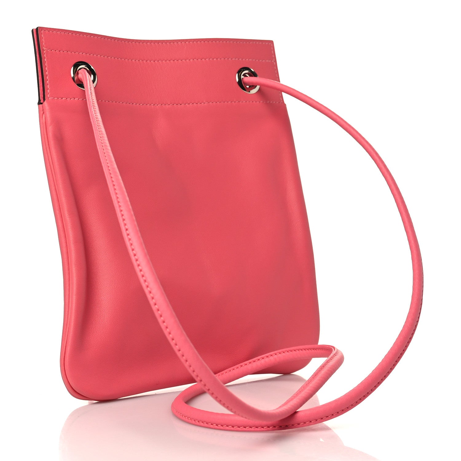 Hermes Milo Lambskin Swift Mini Aline Rose Azalee 2 of 8
