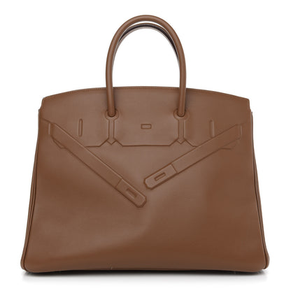 Hermes Swift Birkin Shadow 35 Alezan 1 of 9