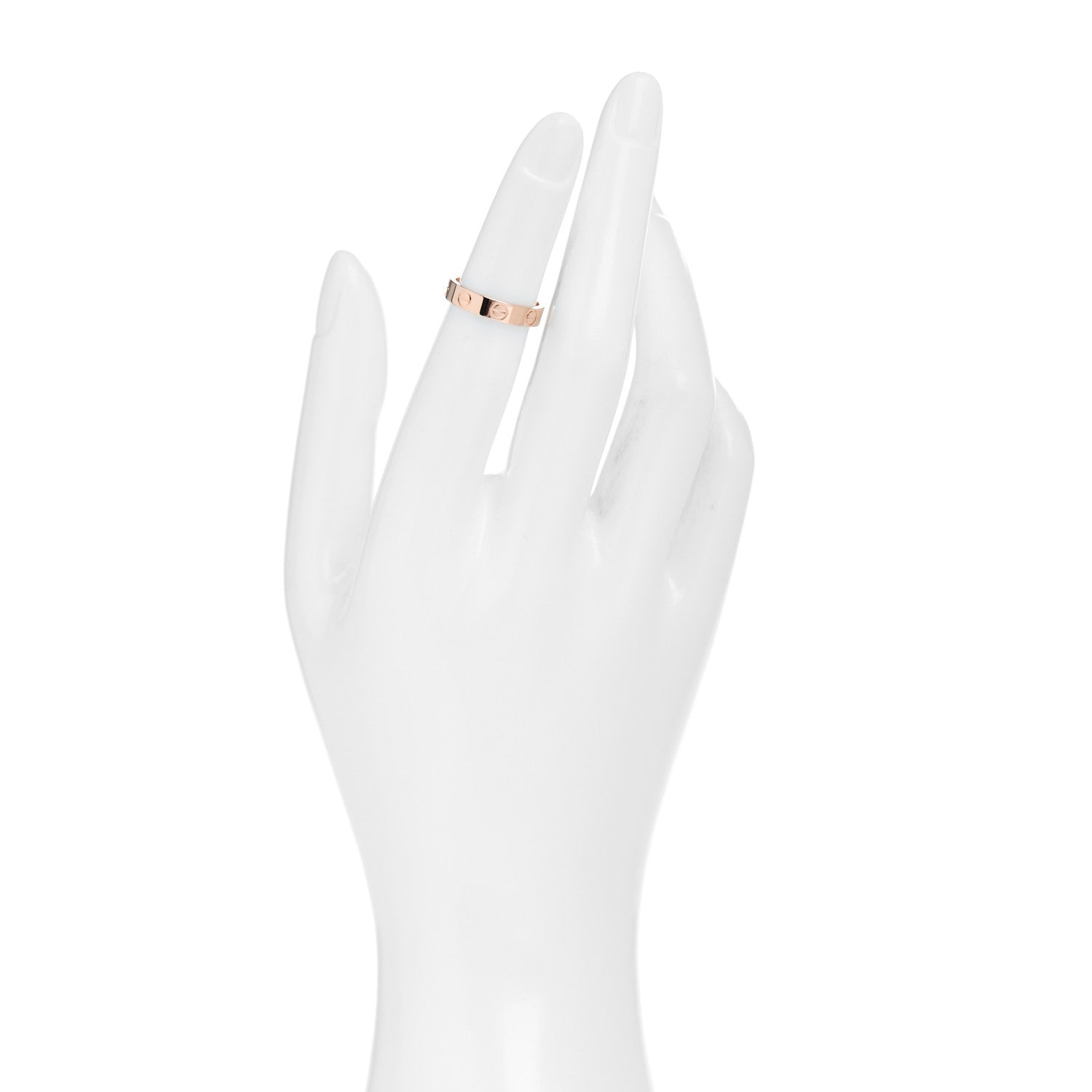 Cartier 18K Pink Gold 3.5mm LOVE Wedding Band Ring 47 4 2 of 4