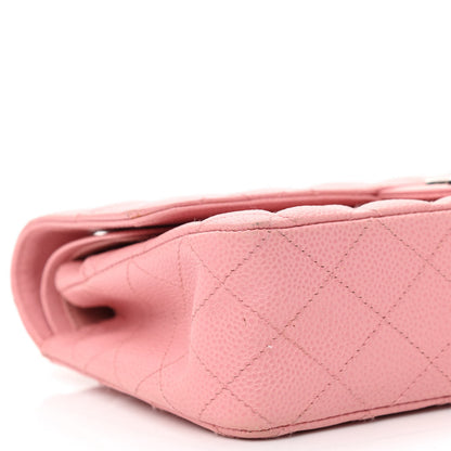 Chanel Caviar Quilted Medium Double Flap Pink 8 of 11