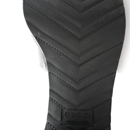 Gucci Rubber Gucci Logo Womens Platform 20/60mm Slide Sandals Black 15 of 15