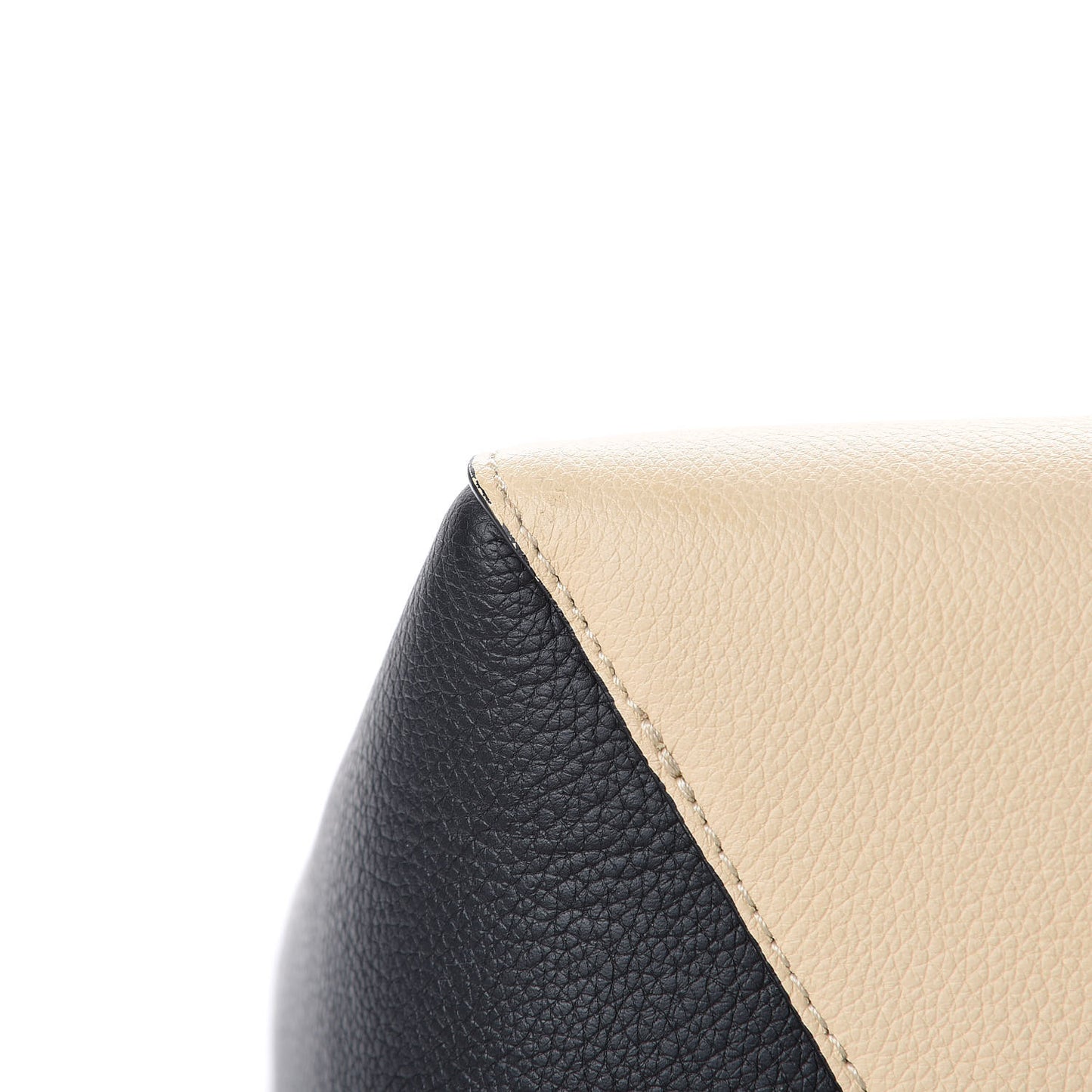 Calfskin Lockme Cabas Vanille Black
