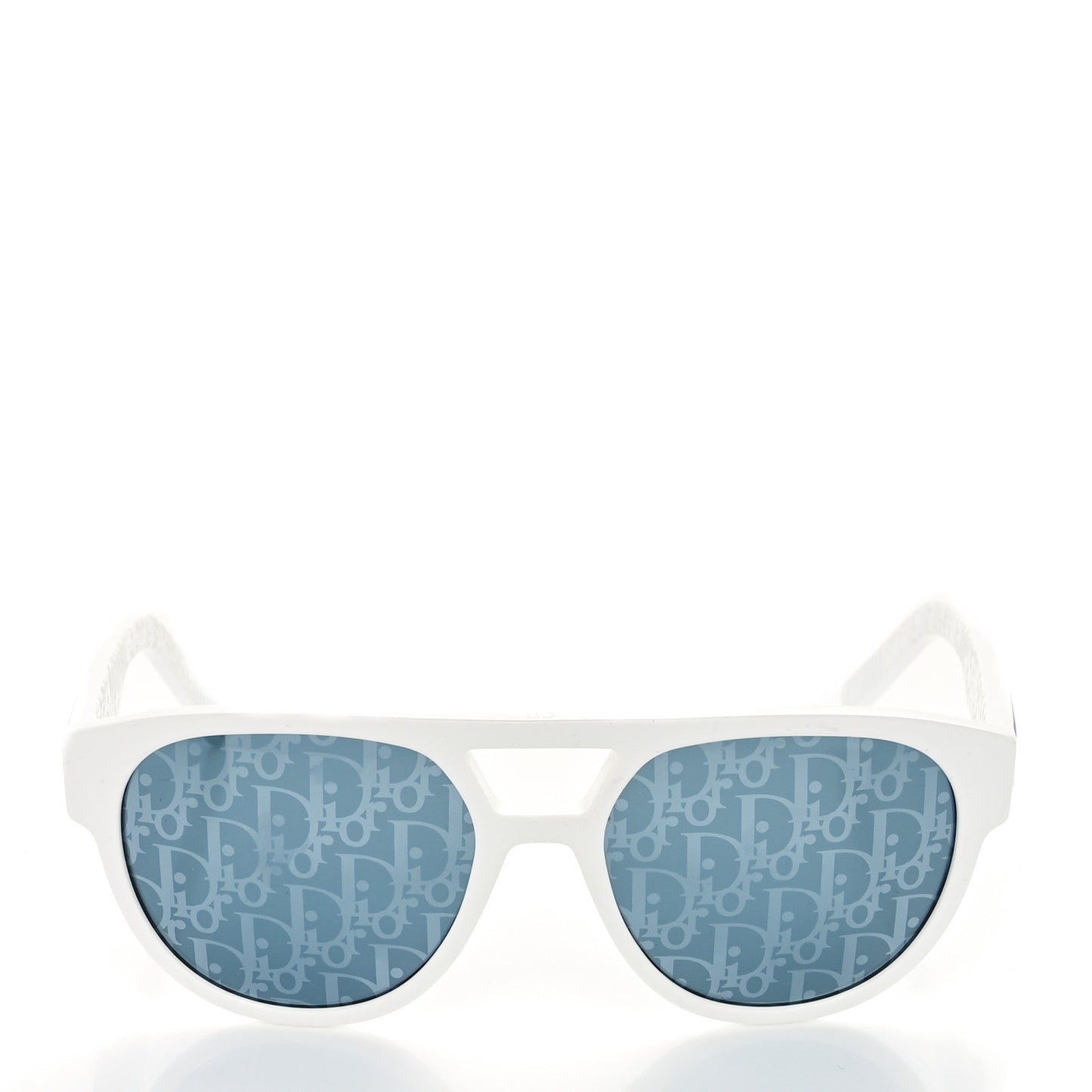 Acetate DiorB23 R1I Oblique Sunglasses White