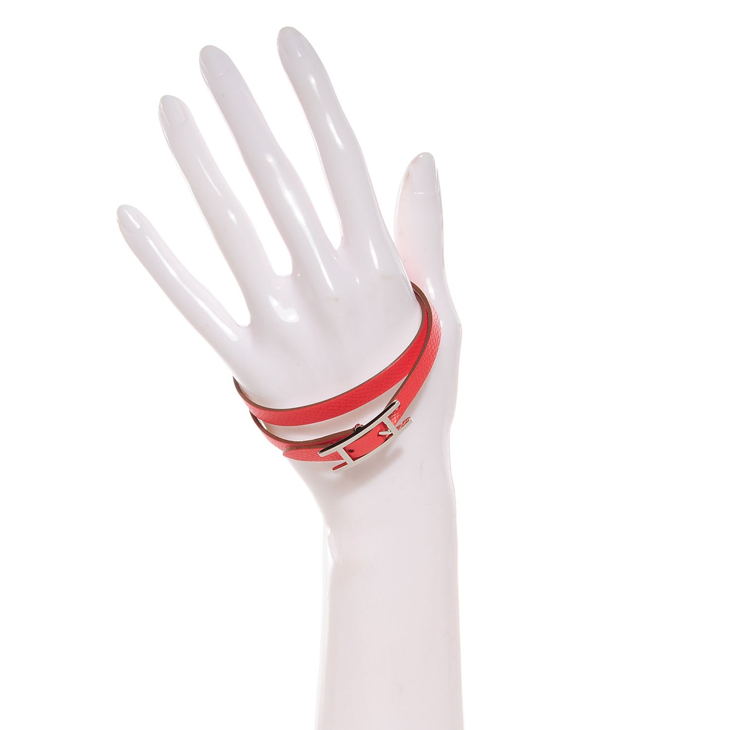 Epsom Behapi Double Tour Bracelet L Rose Jaipur White