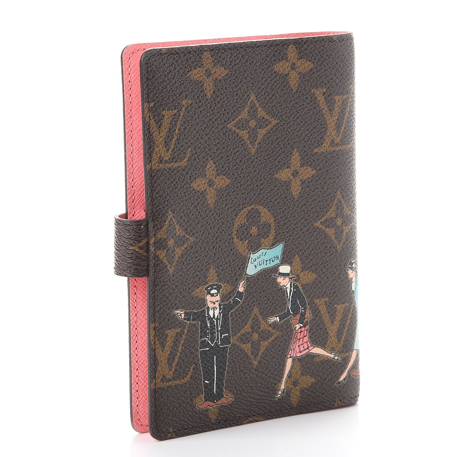 Louis Vuitton Monogram Illustre Small Ring Agenda Rose 3 of 7