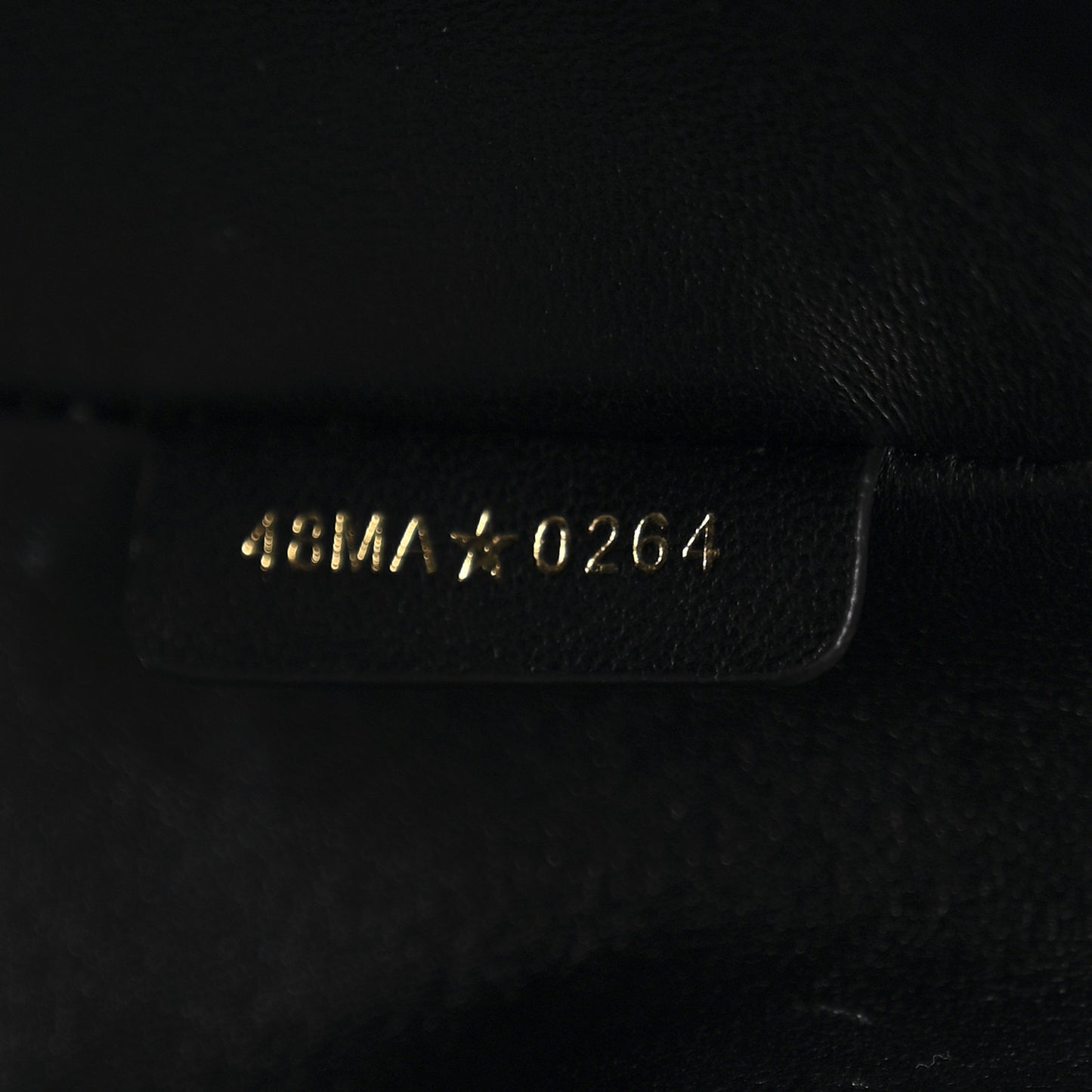 Lambskin Macrocannage DiorStar Hobo Bag Black