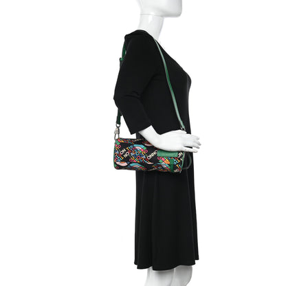 Gucci X THE NORTH FACE Econyl Nylon Barrel Shoulder Bag Black Multicolor 2 of 11