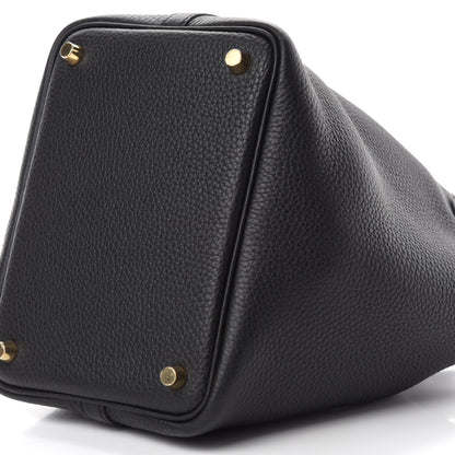 Hermes Taurillon Clemence Picotin Lock 18 PM Black 7 of 11