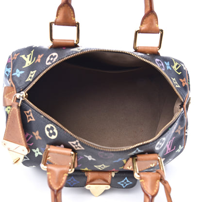 Louis Vuitton Monogram Multicolor Speedy 30 Black 4 of 18