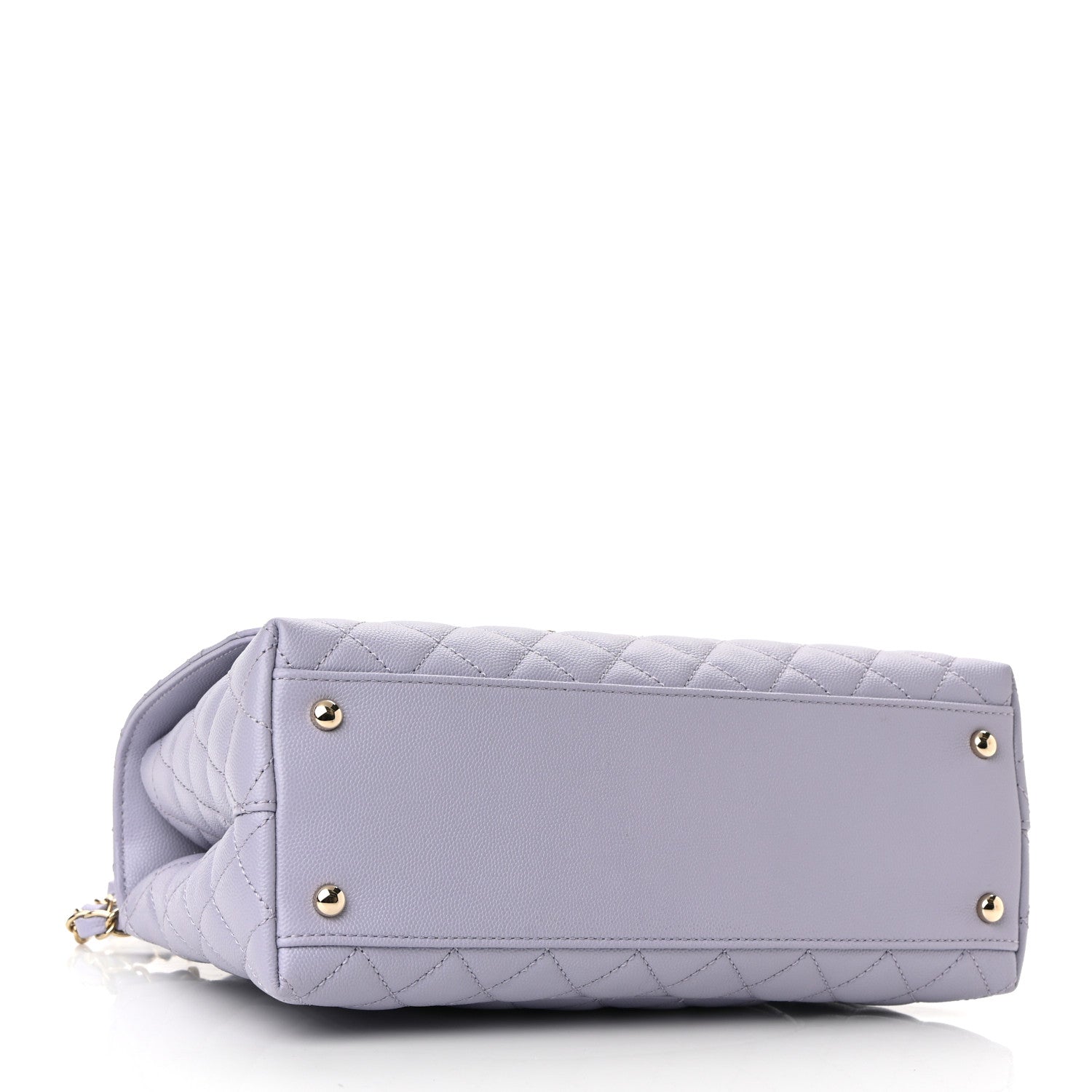 Chanel Caviar Quilted Small Coco Handle Flap Light Purple 4 of 11