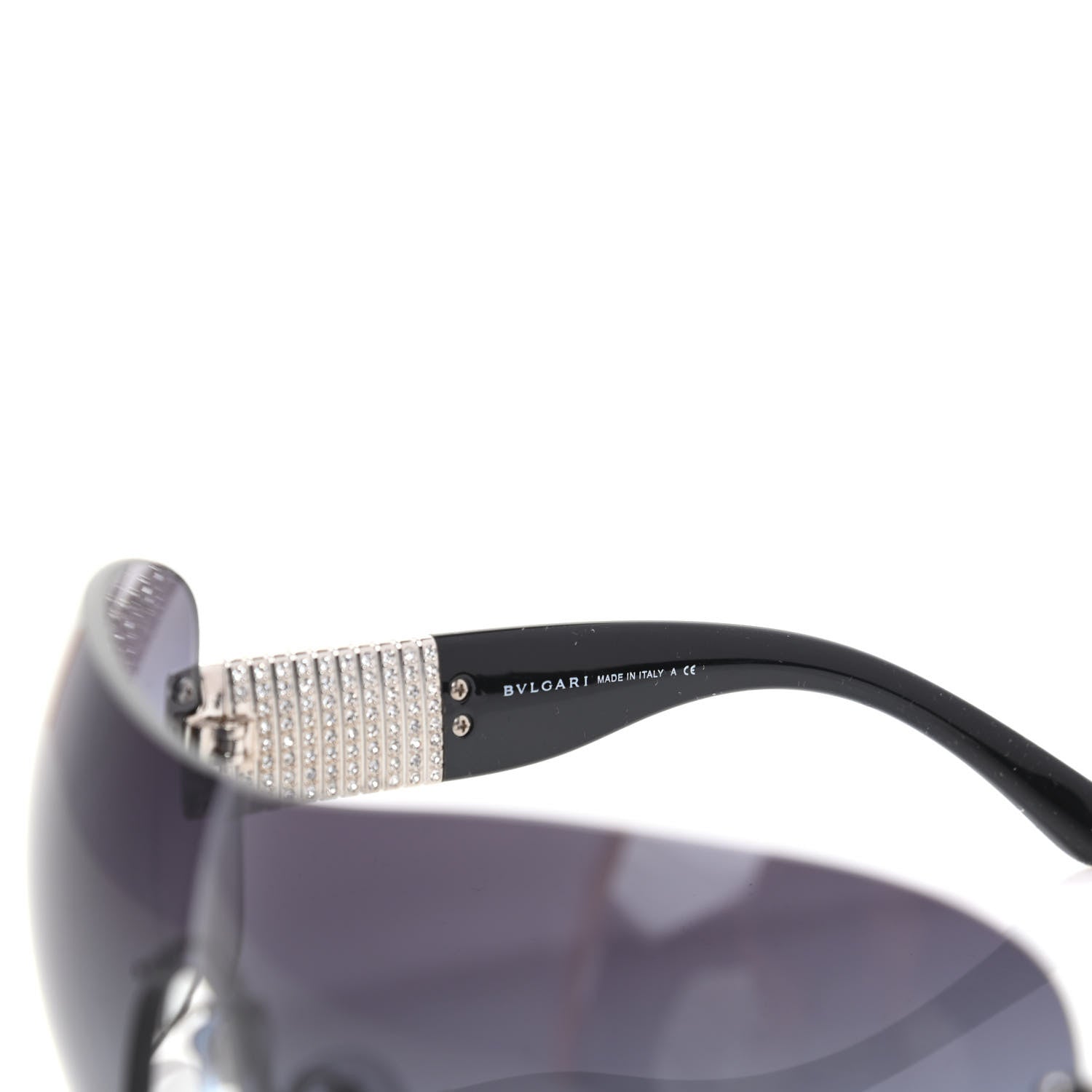 Bulgari BVLGARI Crystal Sunglasses 6030-B Black 5 of 8