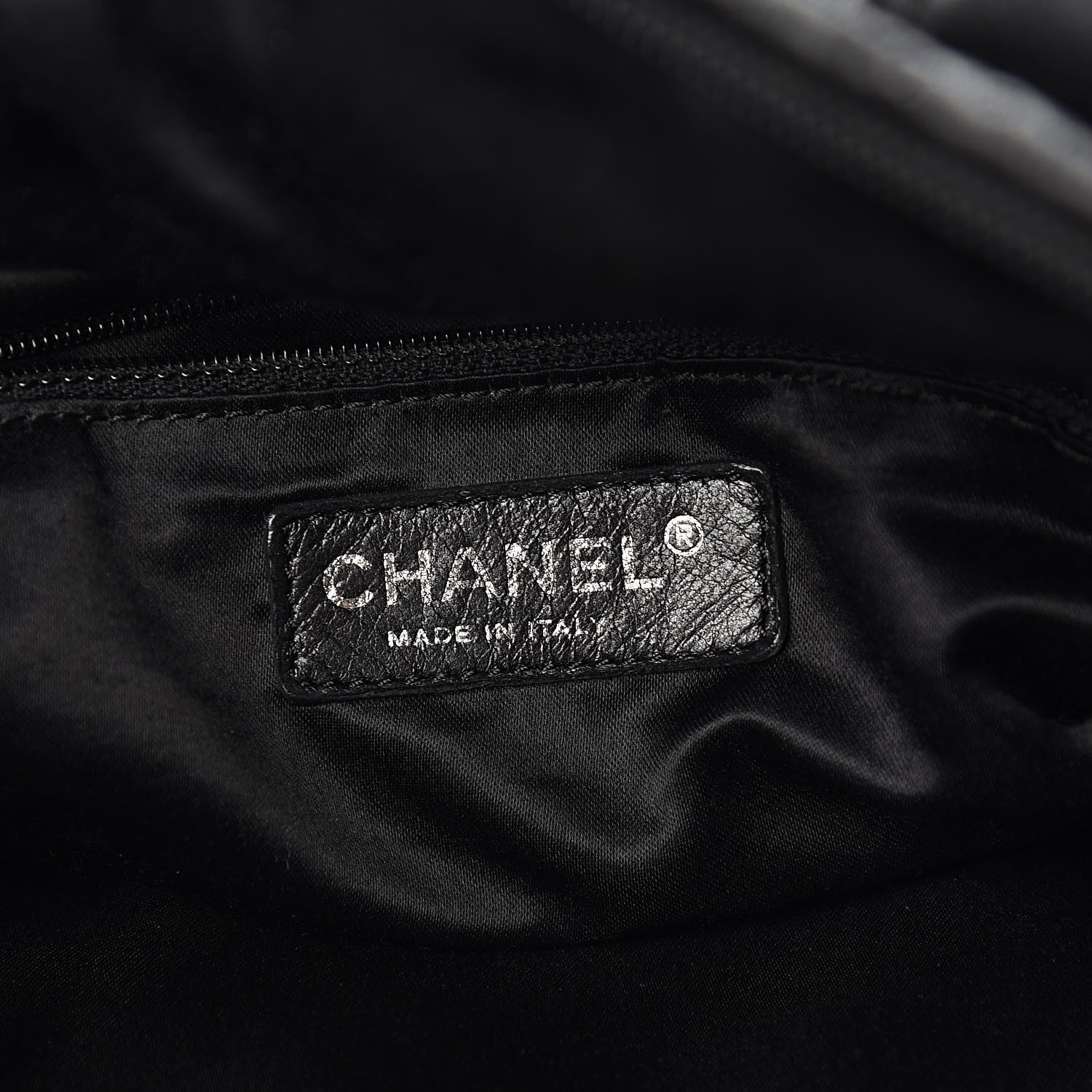 Chanel Quilted Lambskin Hidden Chain Hobo Black 6 of 10