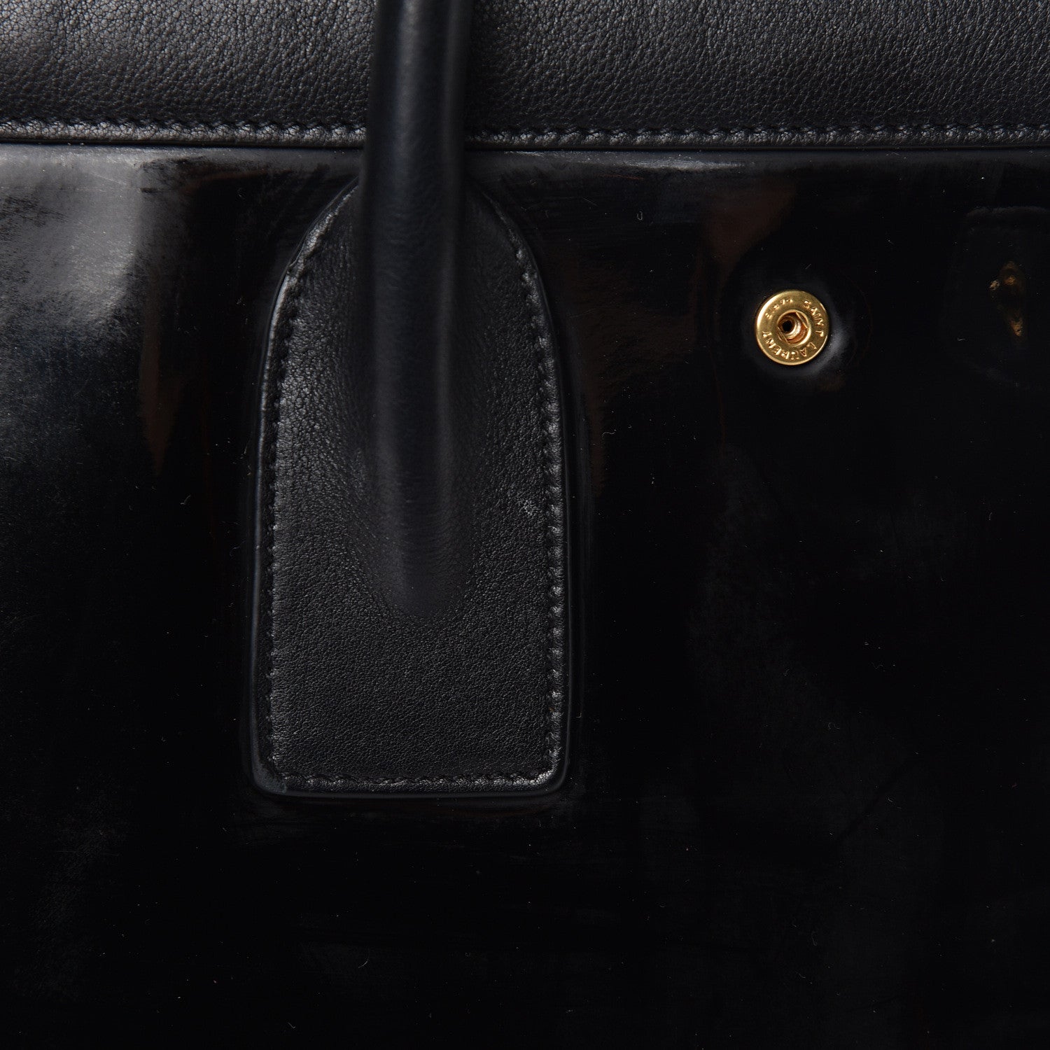 Saint Laurent Patent Calfskin Small Sac de Jour Black 14 of 18