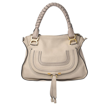 Chloe Calfskin Medium Marcie Satchel Dove 1 of 11