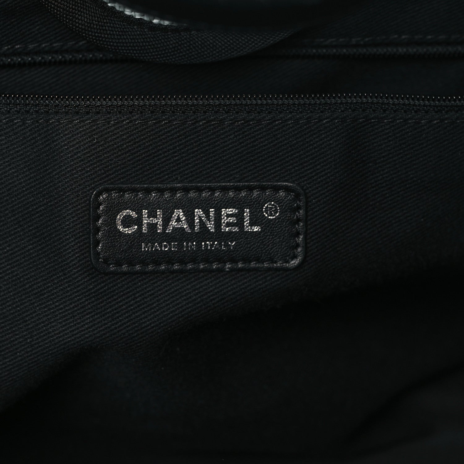 Chanel Canvas Deauville Large Tote Grey 6 of 15