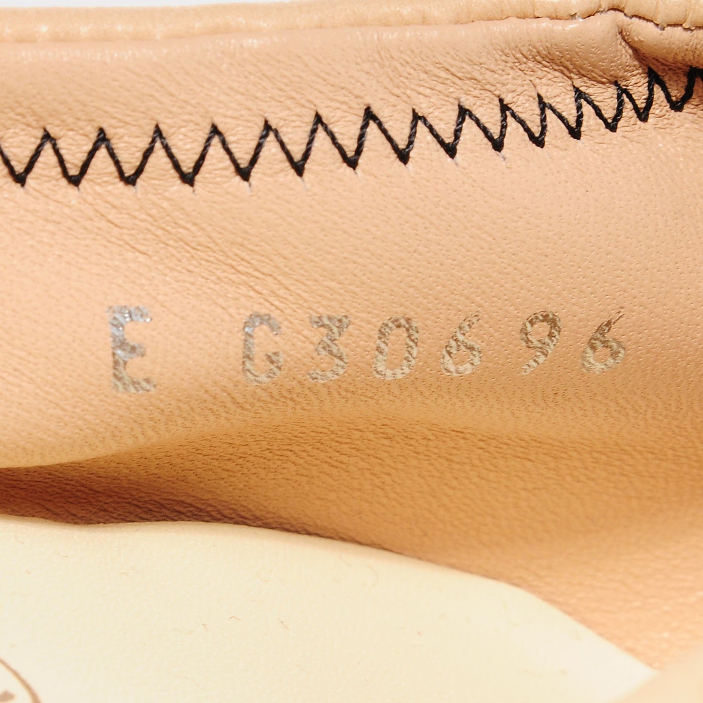 Lambskin Cap Toe CC Ballerina Flats 36.5 Black Beige
